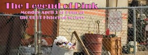 "The Legend of Pink" Free Reading April 3 at 7 pm