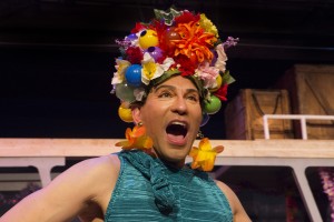 Rudy Guerrero as Tick in PRISCILLA, QUEEN OF THE DESERT, directed by John Fisher. A Theatre Rhinoceros Production at the Eureka Theatre, Photo by David Wilson.