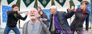 LEAR! A Co-Production of Theatre Rhinoceros and Yerba Buena Gardens Festival at Yerba Buena Gardens July 7-9, 2017; photo by Steven Ho.