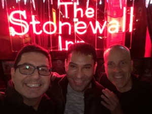 Rhino in front of Stonewall