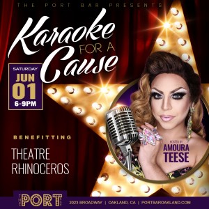 Port Fundraiser for Theatre Rhino graphic