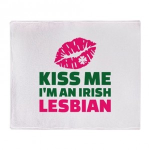 "Kiss Me I'm and Irish Lesbian" poster