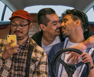 Alan Quismorio, Hector Zavala, and Earl Paus in DRIVEN