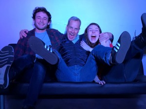 Jacob Soss as Plant, John Fisher as Jack, and Polly Levi as Diana and in RADICAL
