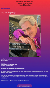 Mark Nadler in "Gay as They Say"