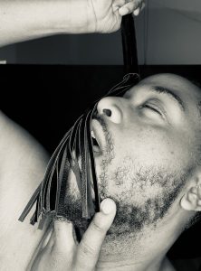 Devin A. Cunningham as Baby Boy in PILLOW TALK by Kheven LaGrone. Directed by Tanika Baptiste.  A Theatre Rhinoceros Production Photo by Tanika Bapatiste